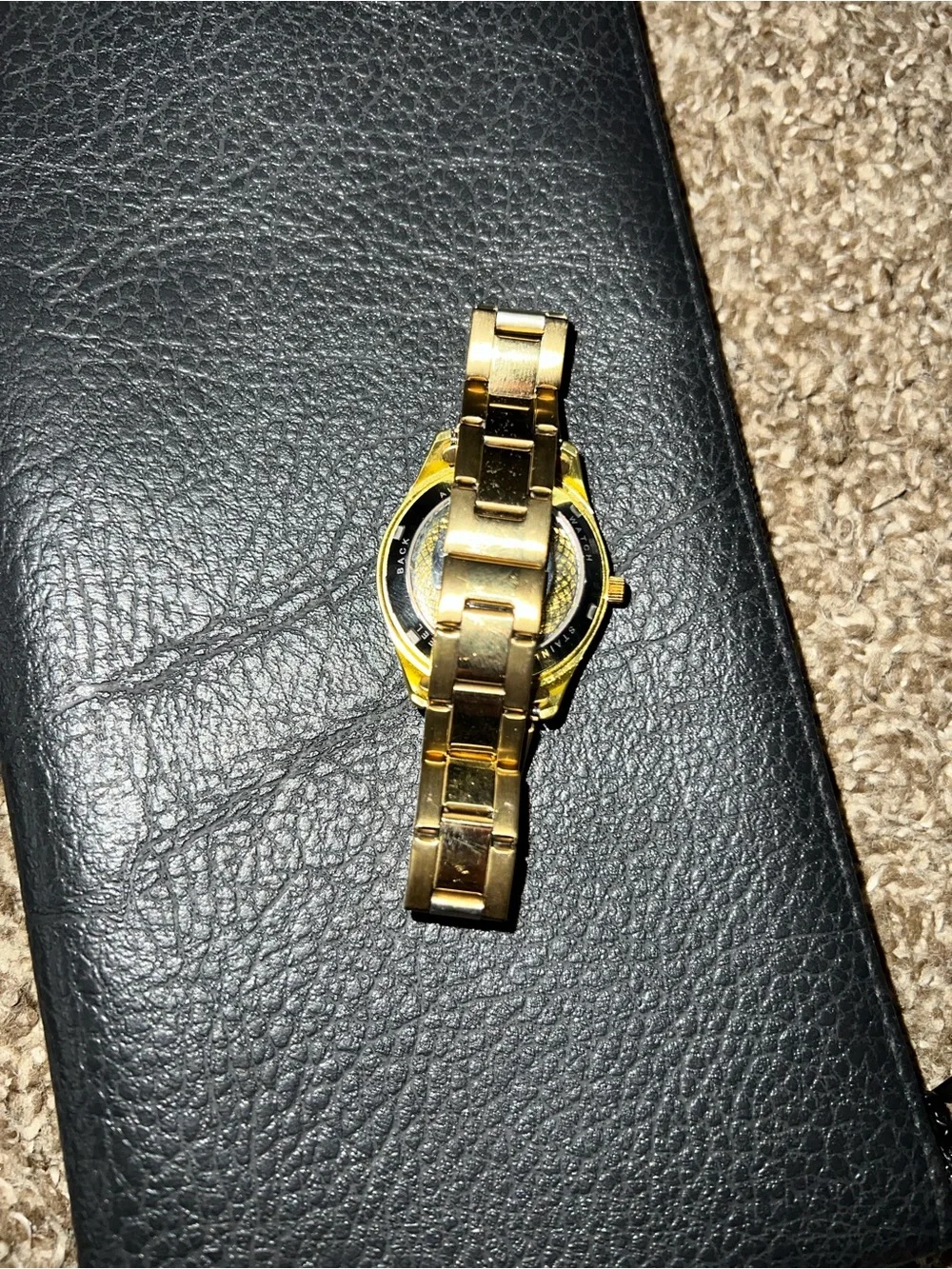 AIYSHI Vintage OG Gold Lab Diamond Stainless Steel Watch